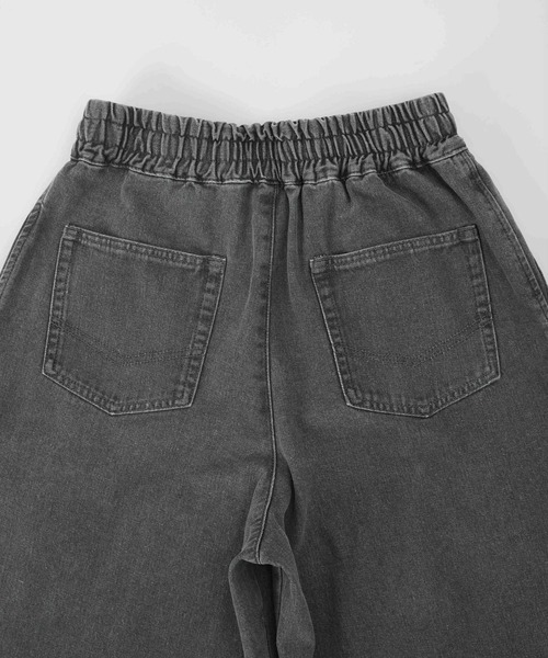 LUCA/LADY LUCK LUCA（ルカ/レディラックルカ）の「LC/LLL カラーデニムバギーパンツ/ワイドフレアジーンズ（デニムパンツ・レディース・チャコールグレー/ライトグレー・FREE）」の20枚目の写真
