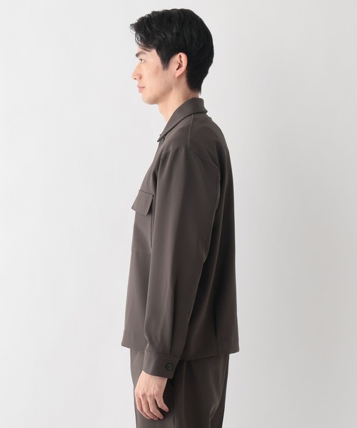 GLOBAL WORK（グローバルワーク）の「アーバンシャツブルゾン/Wクロス/636795（シャツ/ブラウス・メンズ・ネイビー/チャコールグレー・LARGE/MEDIUM/SMALL）」の17枚目の写真