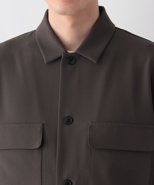 GLOBAL WORK（グローバルワーク）の「アーバンシャツブルゾン/Wクロス/636795（シャツ/ブラウス・メンズ・ネイビー/チャコールグレー・LARGE/MEDIUM/SMALL）」の19枚目の写真