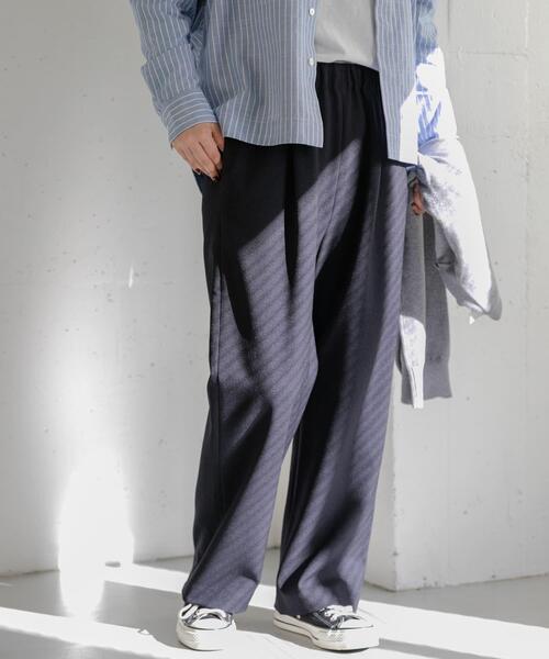 FORK&SPOON(フォークアンドスプーン)の「FORK&SPOON ラナテックイージースラックス(その他パンツ・レディース・グレー系その他/ライトブルー/ネイビー・2/1)」の4枚目の写真