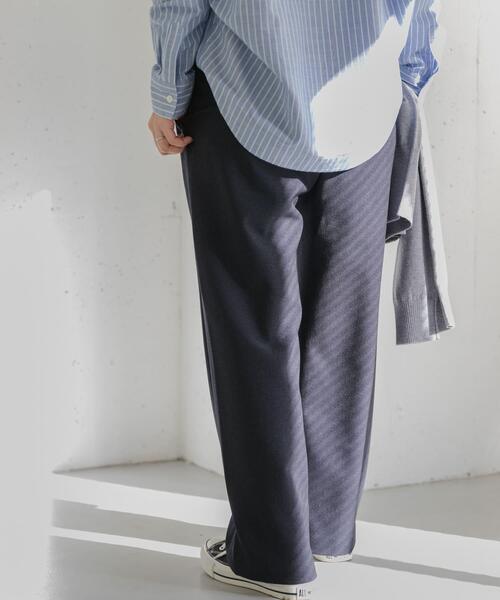 FORK&SPOON(フォークアンドスプーン)の「FORK&SPOON ラナテックイージースラックス(その他パンツ・レディース・グレー系その他/ライトブルー/ネイビー・2/1)」の6枚目の写真