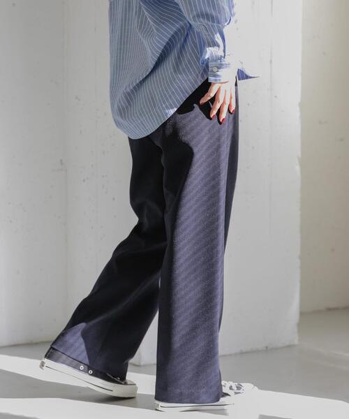 FORK&SPOON(フォークアンドスプーン)の「FORK&SPOON ラナテックイージースラックス(その他パンツ・レディース・グレー系その他/ライトブルー/ネイビー・2/1)」の8枚目の写真