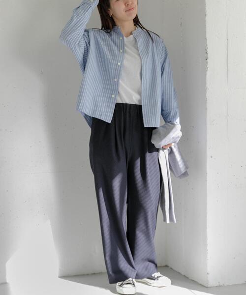 FORK&SPOON(フォークアンドスプーン)の「FORK&SPOON ラナテックイージースラックス(その他パンツ・レディース・グレー系その他/ライトブルー/ネイビー・2/1)」の10枚目の写真