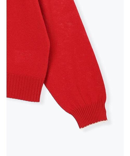 Samansa Mos2（サマンサ モスモス）の「配色スカラップカーディガン（カーディガン/ボレロ・レディース・レッド/ミント/ブラック/オフホワイト・F）」の17枚目の写真