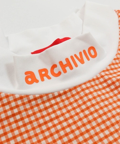 archivio(アルチビオ)の「<LADIES>ギンガムフリル冷感プルオーバー(Tシャツ/カットソー・レディース・オレンジ/グリーン/ブラック・S/M/L)」の17枚目の写真
