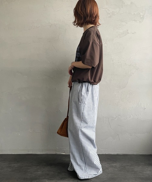 MARMOT（マーモット）の「【WEB先行予約】[Marmot/マーモット] 別注 ドローコード付き クロップド プリントTシャツ（Tシャツ/カットソー・レディース・ホワイト/ブラウン/グレー/ブラック・F）」の14枚目の写真