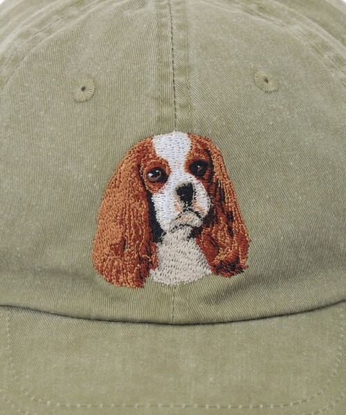 BEAMS BOY（ビームスボーイ）の「Superior Stitch Embroidery / DOG 刺繍 CAP（キャップ・レディース・グレー/オリーブ/ネイビー・ONE SIZE）」の9枚目の写真