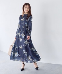 Andemiu｜アンデミュウのワンピース（花柄・ボタニカル柄）通販 - ZOZOTOWN
