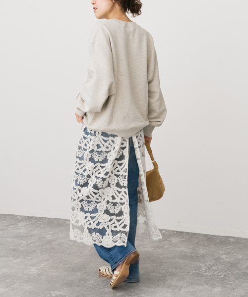 Spick & Span(スピックアンドスパン)の「BOOK CLUB/ブッククラブ 別注 Cotton Loop Sweat(スウェット・レディース・ブルー/ブラウン/ライトグレー・FREE)」の12枚目の写真