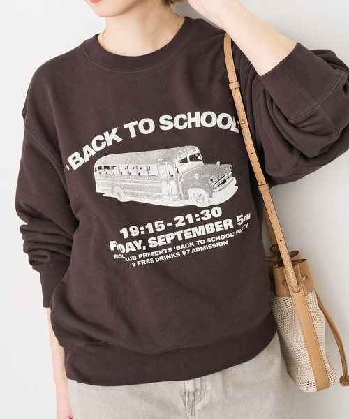 Spick & Span(スピックアンドスパン)の「BOOK CLUB/ブッククラブ 別注 Cotton Loop Sweat(スウェット・レディース・ブルー/ブラウン/ライトグレー・FREE)」の15枚目の写真