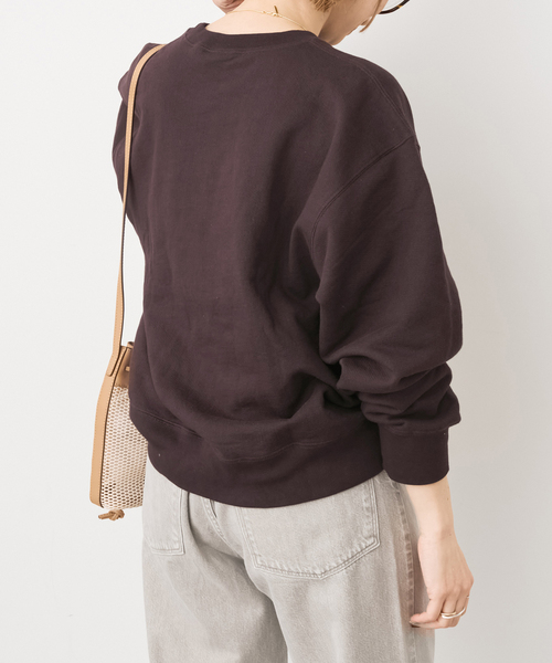 Spick & Span(スピックアンドスパン)の「BOOK CLUB/ブッククラブ 別注 Cotton Loop Sweat(スウェット・レディース・ブルー/ブラウン/ライトグレー・FREE)」の16枚目の写真