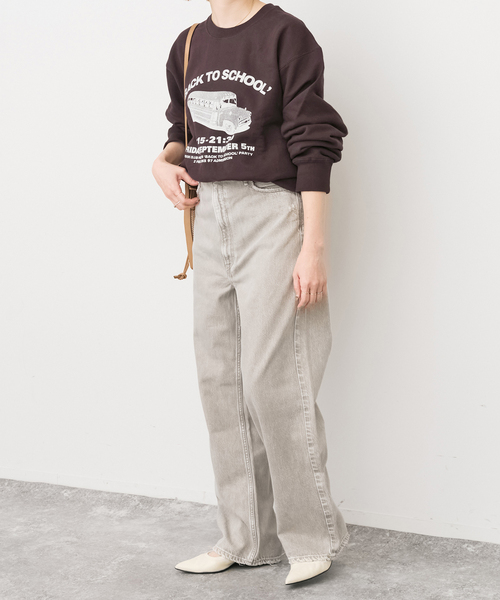 Spick & Span(スピックアンドスパン)の「BOOK CLUB/ブッククラブ 別注 Cotton Loop Sweat(スウェット・レディース・ブルー/ブラウン/ライトグレー・FREE)」の17枚目の写真