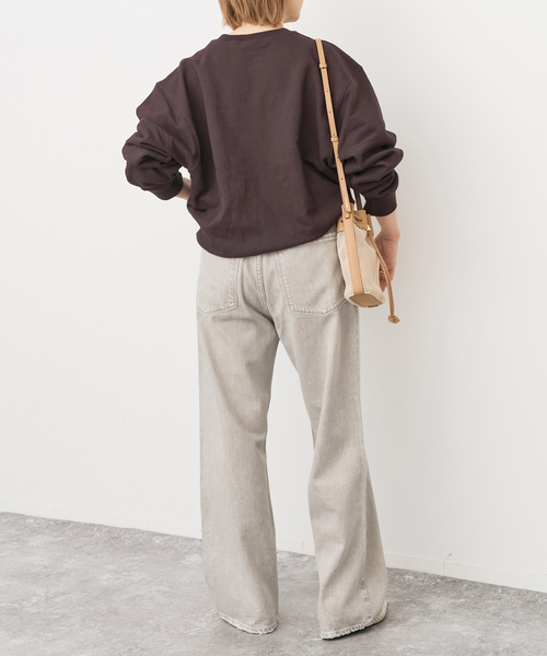 Spick & Span(スピックアンドスパン)の「BOOK CLUB/ブッククラブ 別注 Cotton Loop Sweat(スウェット・レディース・ブルー/ブラウン/ライトグレー・FREE)」の18枚目の写真