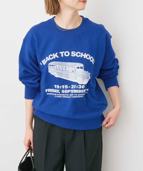Spick & Span(スピックアンドスパン)の「BOOK CLUB/ブッククラブ 別注 Cotton Loop Sweat(スウェット・レディース・ブルー/ブラウン/ライトグレー・FREE)」の19枚目の写真