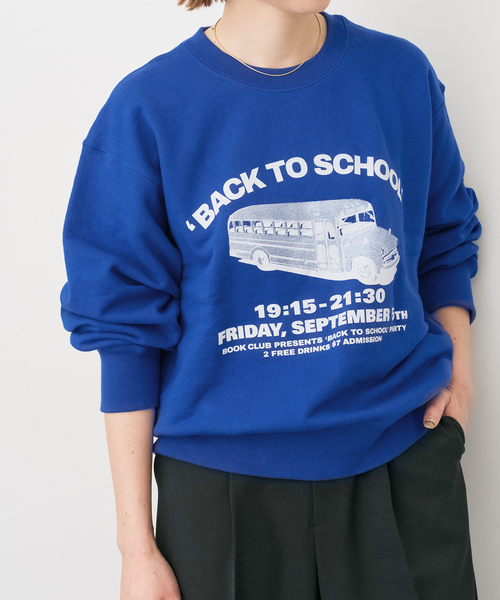 Spick & Span(スピックアンドスパン)の「BOOK CLUB/ブッククラブ 別注 Cotton Loop Sweat(スウェット・レディース・ブルー/ブラウン/ライトグレー・FREE)」の20枚目の写真