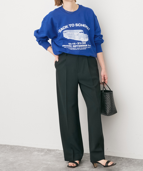 Spick & Span(スピックアンドスパン)の「BOOK CLUB/ブッククラブ 別注 Cotton Loop Sweat(スウェット・レディース・ブルー/ブラウン/ライトグレー・FREE)」の22枚目の写真
