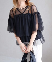 B.I.D. | 《ティアードチュールブラウス》(シャツ/ブラウス)