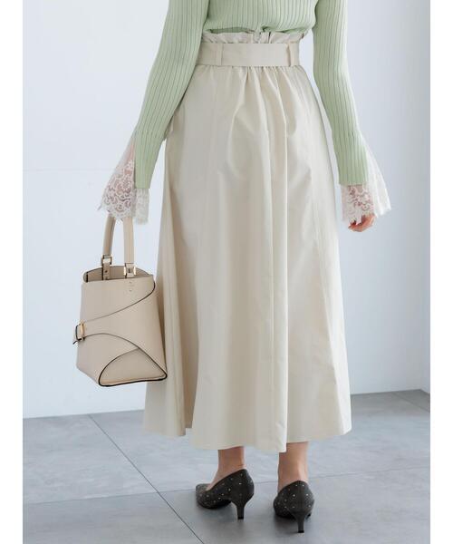 Te chichi（テチチ）の「トレンチフレアスカート（スカート・レディース・オフホワイト/ベージュ/ネイビー・M）」の10枚目の写真