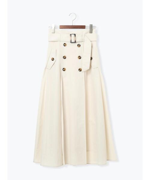 Te chichi（テチチ）の「トレンチフレアスカート（スカート・レディース・オフホワイト/ベージュ/ネイビー・M）」の14枚目の写真