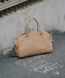 WHIMSIC（ウィムジック）の「【UNISEX】ヴィーガンレザークラブバッグ（ボストンバッグ）」