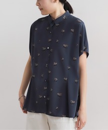 Blanc Bleu Minuit（ブランブルーミニュイ）の「【予約】マリアッチプリント　小衿シャツ（シャツ/ブラウス）」