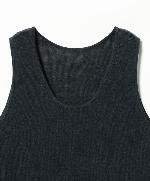Demi-Luxe BEAMS（デミルクス ビームス）の「【8/6値下げ】リネン 2WAY タンクトップ（ニット/セーター・レディース・ブラウン系その他4/チャコールグレー・ONE SIZE）」の14枚目の写真
