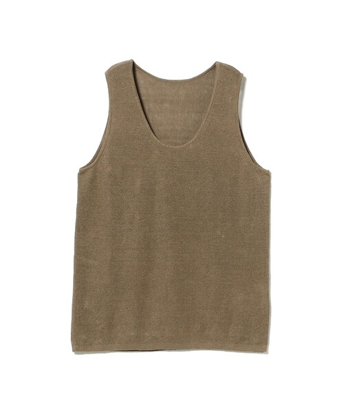 Demi-Luxe BEAMS（デミルクス ビームス）の「【8/6値下げ】リネン 2WAY タンクトップ（ニット/セーター・レディース・ブラウン系その他4/チャコールグレー・ONE SIZE）」の18枚目の写真