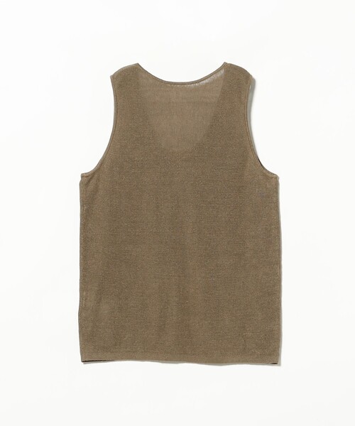 Demi-Luxe BEAMS（デミルクス ビームス）の「【8/6値下げ】リネン 2WAY タンクトップ（ニット/セーター・レディース・ブラウン系その他4/チャコールグレー・ONE SIZE）」の19枚目の写真