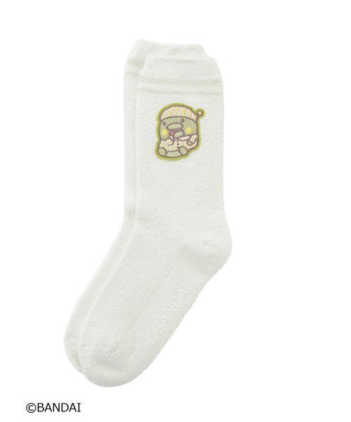 SNIDEL HOME（スナイデルホーム）の「【たまごっち】ニットソックス（ソックス/靴下・レディース・グリーン/オフホワイト/ライトブルー/ラベンダー/ピンク系その他・F）」の3枚目の写真