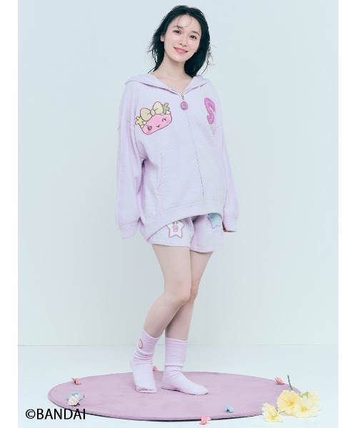 SNIDEL HOME（スナイデルホーム）の「【たまごっち】ニットソックス（ソックス/靴下・レディース・グリーン/オフホワイト/ライトブルー/ラベンダー/ピンク系その他・F）」の7枚目の写真