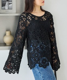 LAVEANGE | クロシェニットプルオーバー(ニット/セーター)