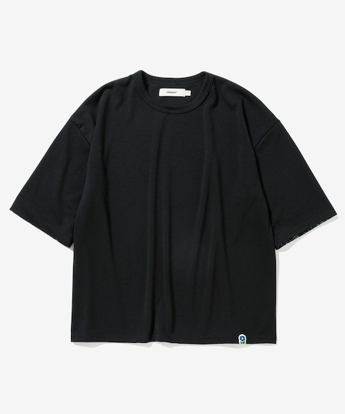 rehacer(レアセル)の「rehacer : Botanical Sleeve CS / ボタニカル スリーブ カットソー(Tシャツ/カットソー・レディース・ホワイト/ブラック・SMALL)」の15枚目の写真