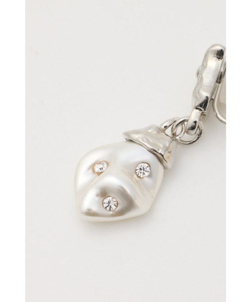 SLY（スライ）の「JEWELED F/PEARL EARRING ジュエルドフェイクパールイヤリング（イヤリング・レディース・ゴールド/シルバー・FREE）」の3枚目の写真