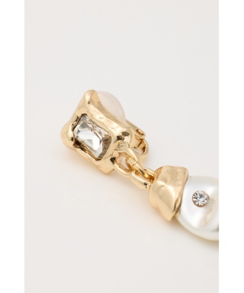 SLY（スライ）の「JEWELED F/PEARL EARRING ジュエルドフェイクパールイヤリング（イヤリング・レディース・ゴールド/シルバー・FREE）」の9枚目の写真