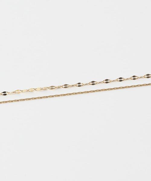 URBAN RESEARCH Sonny Label(アーバンリサーチサニーレーベル)の「ステンレス二連ナローネックレス(ネックレス・レディース・シルバー/ゴールド・ONE)」の4枚目の写真