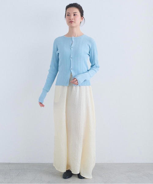 I am I in fact...（アイアムアイインファクト）の「_halfmoon skirt（スカート・レディース・ブラック/アイボリー/グレー・FREE）」の15枚目の写真