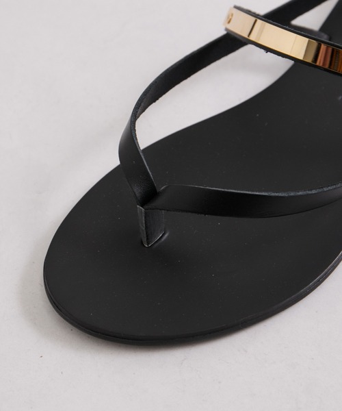 NICOLAS LAINAS（ニコラスライナス）の「【NICOLAS LAINAS(ニコラスライナス)】プレートトングサンダル（サンダル・レディース・ブラック系その他/ブラウン系その他・39/37/35）」の14枚目の写真