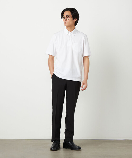 COMME CA ISM(コムサイズム)の「ライトウエイトポリエステル テーパードスラックス(スラックス・メンズ・グレー/ベージュ/ブラック・LARGE/MEDIUM/SMALL)」の9枚目の写真