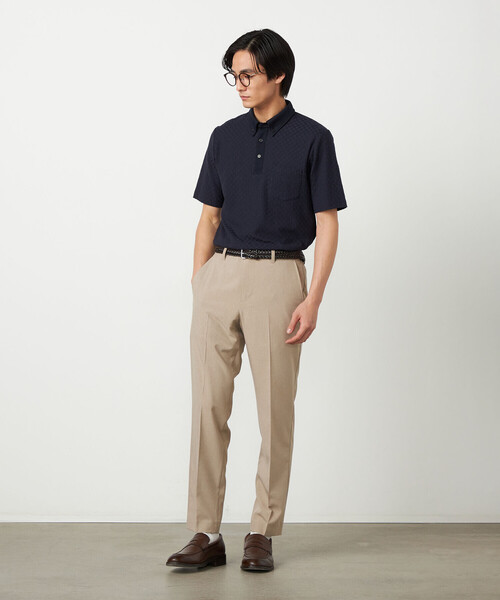 COMME CA ISM(コムサイズム)の「ライトウエイトポリエステル テーパードスラックス(スラックス・メンズ・グレー/ベージュ/ブラック・LARGE/MEDIUM/SMALL)」の19枚目の写真