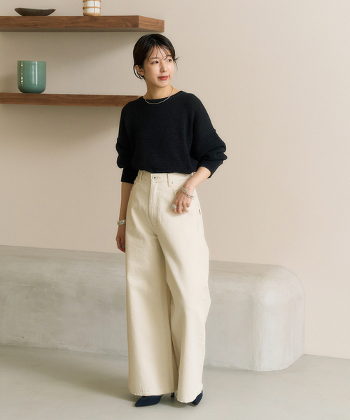 LE TALON（ルタロン）の「≪追加≫5.5cmVカットサイドオープン（パンプス・レディース・ネイビー/シルバー/ブラック×ブラック・22.5cm/22cm/24cm/23.5cm/23cm/25cm/24.5cm）」の9枚目の写真