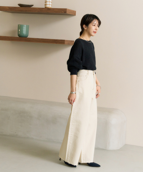 LE TALON（ルタロン）の「≪追加≫5.5cmVカットサイドオープン（パンプス・レディース・ネイビー/シルバー/ブラック×ブラック・22.5cm/22cm/24cm/23.5cm/23cm/25cm/24.5cm）」の10枚目の写真