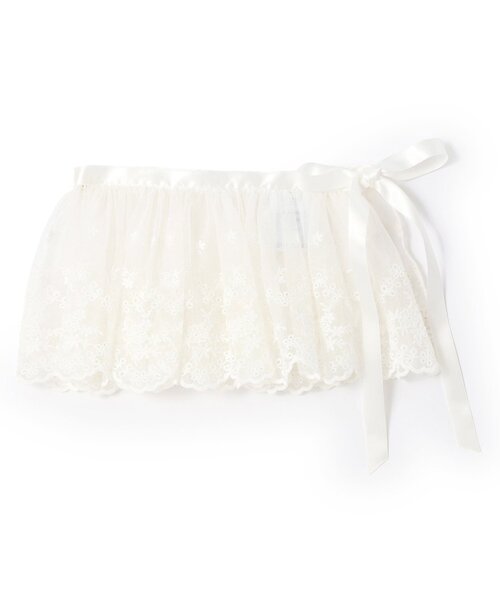 Lycee mine（リセマイン）の「【2way】衿にもなるチュール巻きスカート【Lycee mineバレエシリーズ】（スカート・キッズ・オフホワイト・F）」の7枚目の写真
