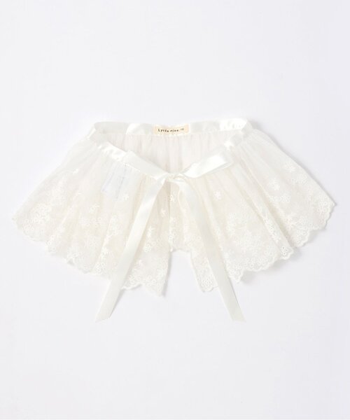 Lycee mine（リセマイン）の「【2way】衿にもなるチュール巻きスカート【Lycee mineバレエシリーズ】（スカート・キッズ・オフホワイト・F）」の9枚目の写真