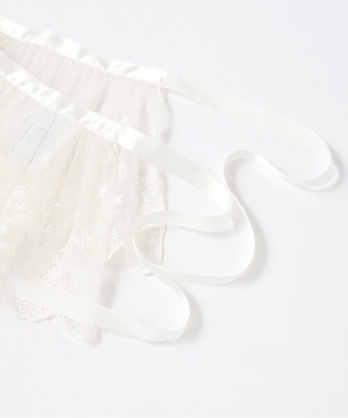 Lycee mine（リセマイン）の「【2way】衿にもなるチュール巻きスカート【Lycee mineバレエシリーズ】（スカート・キッズ・オフホワイト・F）」の10枚目の写真