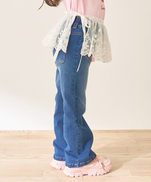 Lycee mine（リセマイン）の「【2way】衿にもなるチュール巻きスカート【Lycee mineバレエシリーズ】（スカート・キッズ・オフホワイト・F）」の3枚目の写真