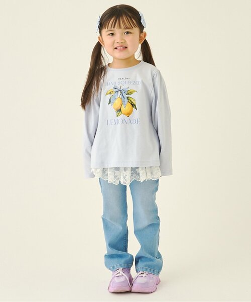 Lycee mine（リセマイン）の「【2way】衿にもなるチュール巻きスカート【Lycee mineバレエシリーズ】（スカート・キッズ・オフホワイト・F）」の4枚目の写真