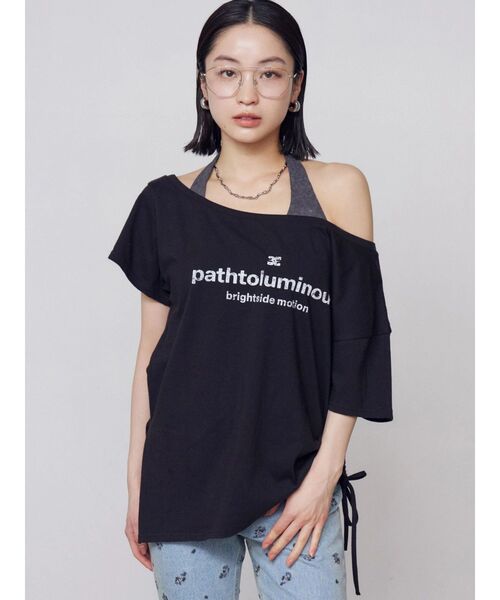 EMODA（エモダ）の「ホルターネックリブタンクトップ（タンクトップ・レディース・グレー/ブラック/ブラウン・FREE）」の21枚目の写真