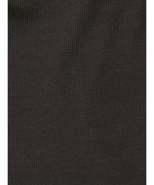 EMODA（エモダ）の「ホルターネックリブタンクトップ（タンクトップ・レディース・グレー/ブラック/ブラウン・FREE）」の6枚目の写真