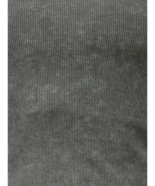 EMODA（エモダ）の「ホルターネックリブタンクトップ（タンクトップ・レディース・グレー/ブラック/ブラウン・FREE）」の4枚目の写真