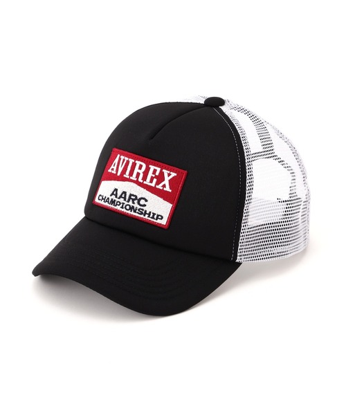 AVIREX(アヴィレックス)の「A.A.R.C WAPPEN URETHAN MESH CAP / エアレーシングクラブ ワッペン ウレタン メッシュキャップ / AVIREX / アヴィレックス(キャップ・メンズ・ブラック/ホワイト/ブラウン/レッド・FREE)」の3枚目の写真